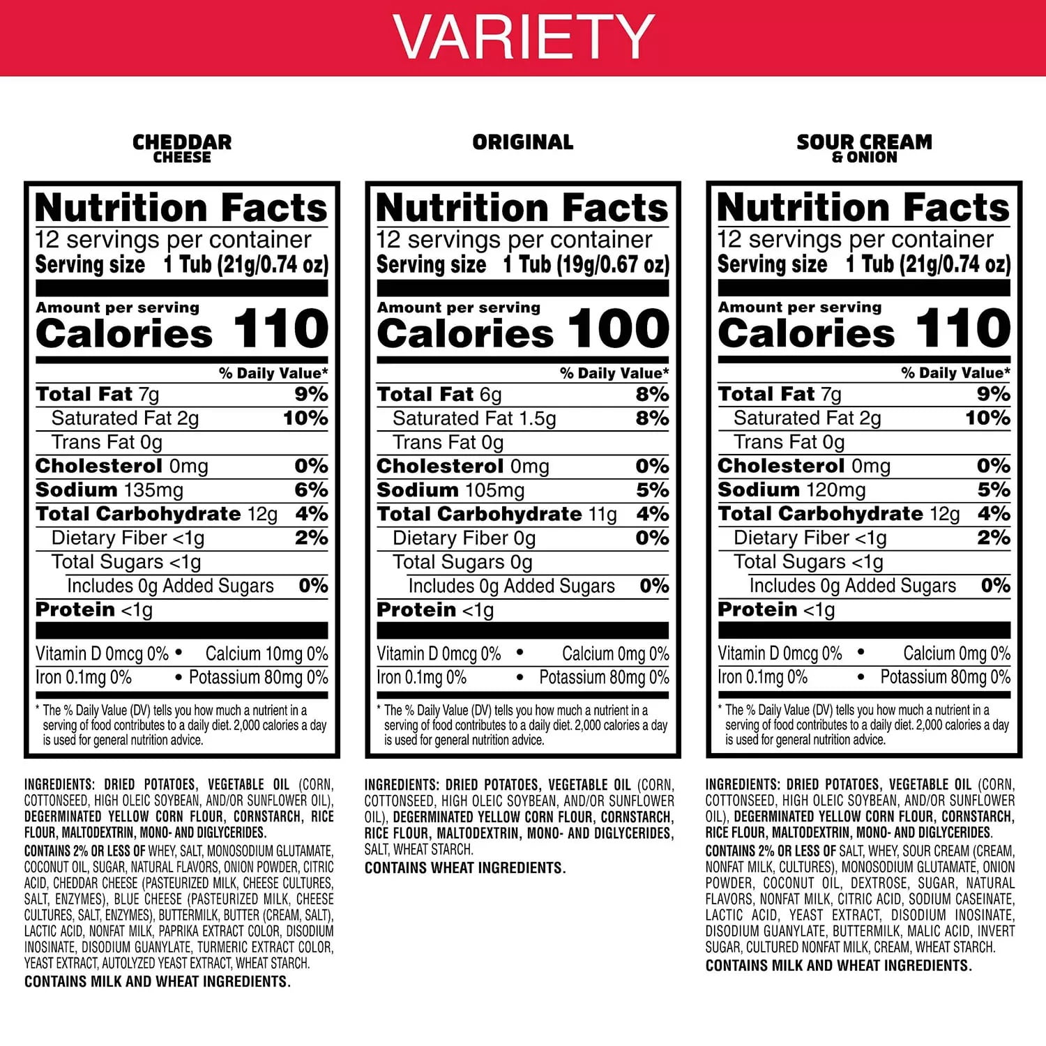 Pringles Snack Stacks Variety Pack Chips, 0.67 Ounce (Pack of 36)