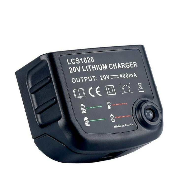 dianhelloya 20V LCS1620 Lithium Battery Charger for All Black & Decker LB20  LBX20 LBX4020 