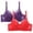 #22, variant on Pisexur 2PC Bras for Women Comfort Breathable Lace Wireless Bras for Women High Support Push Up Bra No Underwire Everyday Bra Plus Size Bra for Large Bust