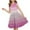 Pink A, variant on SGFCWSX Girls Sleeveless Dress Starry Glitter Gradient Print A-Line Summer Dresses for Teens Blue Size 13-14 Years