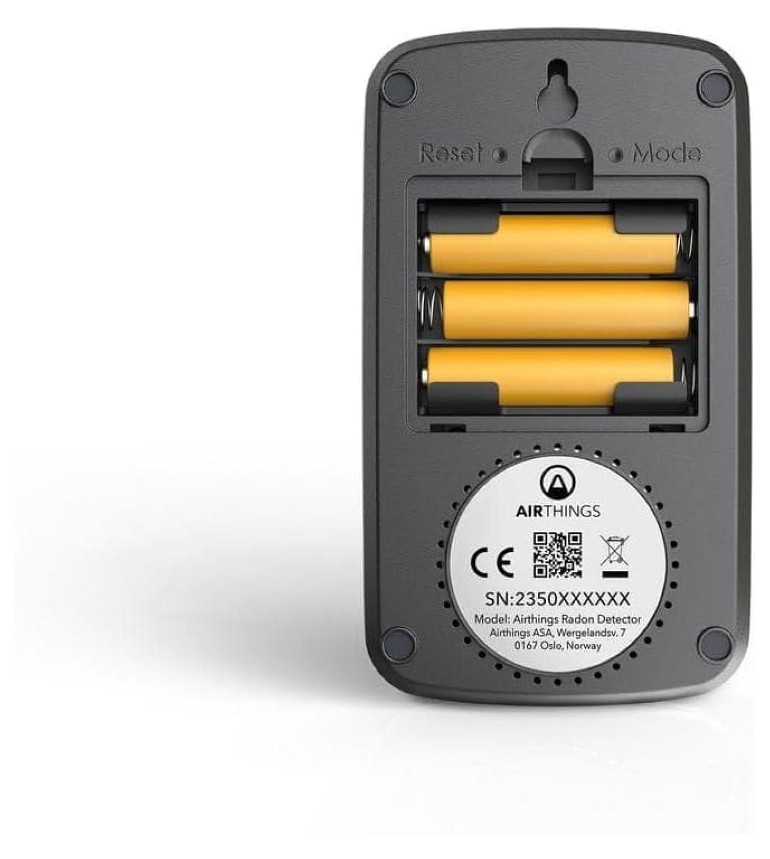 Airthings Corentium Home Radon Detector 2350 Portable, Lightweight, Easy-to-Use, (3) AAA Battery Operated, USA Version, pCi/L