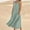 #1-Green, variant on Womens Plus Size Dresses Summer Fashion Casual Solid Color Sleeveless Cotton Linen Long Dress