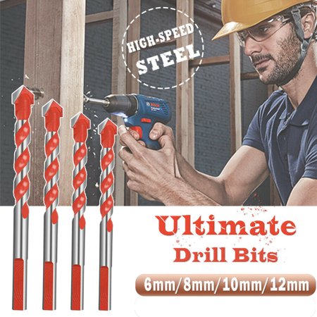 

5Pcs Set Drill Head Triangle Drill Twist Multifunctional Drill Bit Triangle Tool