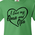 thumbnail image 4 of Inktastic I Love My Oma and Opa in Black Chalk Heart Youth T-Shirt, 4 of 5