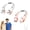 mix-2, variant on Neck Air Conditioner Fan, Rechargeable Portable Low Noise Neck Fan, 3 Speeds Wearable Hands‑free Cooling Fan for Outdoor Travel Sports Office, Rotatable Fan Head