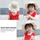 thumbnail image 5 of Hombrero de paja portátil de 1pc Sombrero de la playa de verano para las mujeres gorro de pescador femenino, 5 of 5