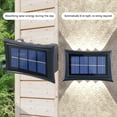 thumbnail image 6 of xjwjuw LED Outdoor Solar Landscape Spotlights, 2 Pack Waterproof Solar Powered Garden Lights with White Warm and Colorful Modes, Wall Mounted Patio Yard Fence Pathway Decorative Lighting, 6 of 6