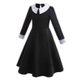 thumbnail image 3 of Black Cosplay Dress for Girls Halloween Costume Outfits 3-10 Year, 3 of 9