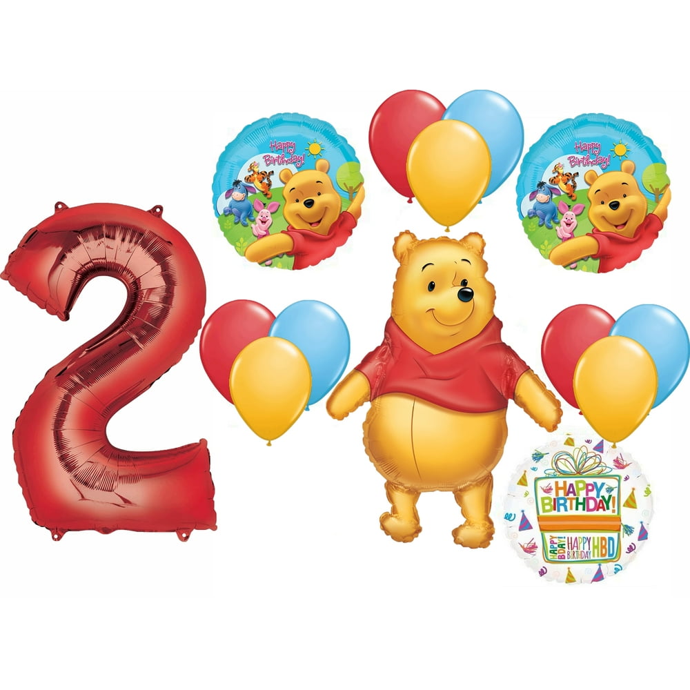 Winnie the Pooh 2nd First Birthday Party Supplies - Walmart.com