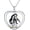 Style 5, variant on 925 Sterling Silver Lab Grown Diamond Butterfly/Cat/Dolphin/Horse/Penguin/Dragonfly/Bird/Starfish Necklace, Animal Necklace Jewelry,Birthday Gift for Women,with 18"+2" Chain