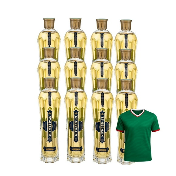 12 Licor St Germain 750 ml + Jersey Verde