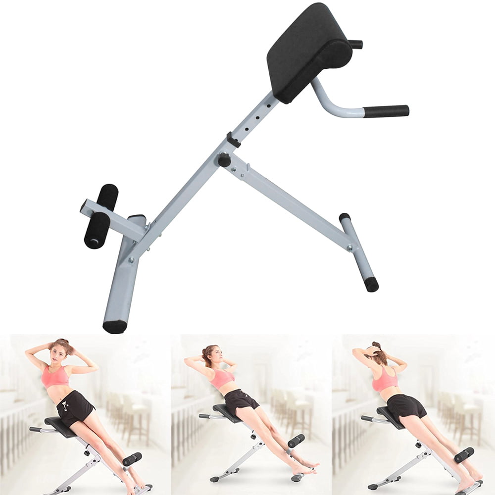 Abdominal Bench Adjustable Abs Back Hyper-Extension Exercise Roman Chair