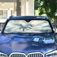 thumbnail image 4 of WOBOGO Fairyland Pegasus Car Windshield Sunshades Autopilot Lightweight Accordion Sun Visor 53×23.5in, 4 of 8