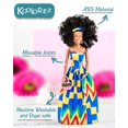thumbnail image 4 of Muñeca negra KOOLOREZ Our Queens Olivia de 12,5 pulgadas con articulaciones móviles, 4 of 7