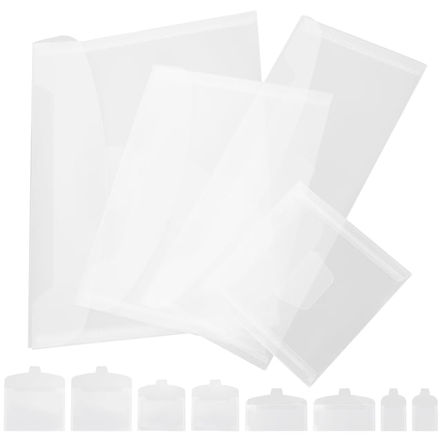 unbranded 40Ud Bolsas Transparentes Para Archivos Carpetas Organizadoras Portátiles Para Oficina Y Hogar