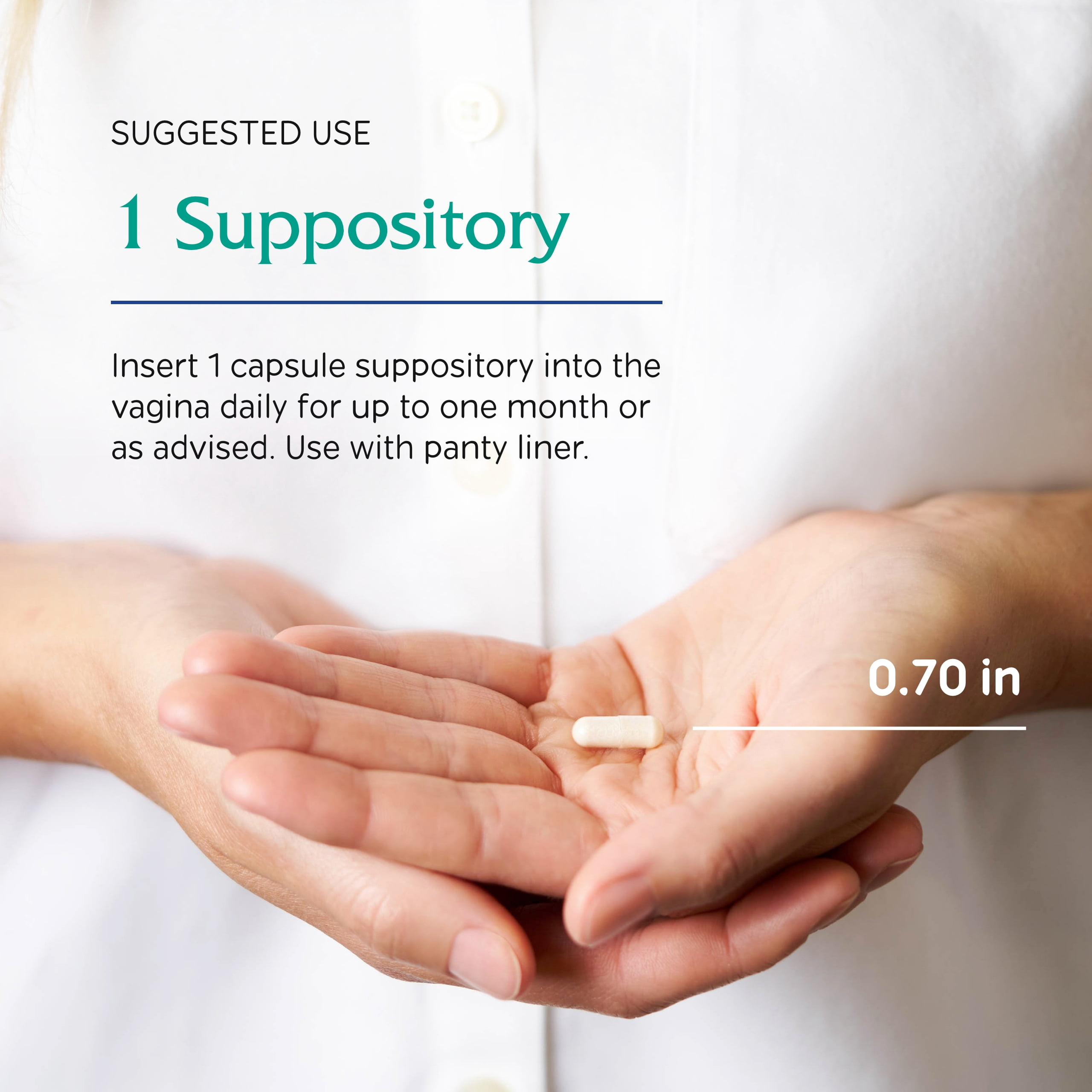 Vitanica V-Probiotics, 30 Suppository Capsules
