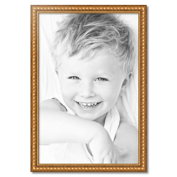 ArtToFrames 26" x 39" Gold Picture Frame, 26x39 inch Gold Wood Poster Frame (WOM-4293)