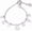 Silver, variant on Tassel Crystal Dangling Beads Link Chain Ring for Women Stainless Steel Teardrop Statement Rings Stacking Finger Band Fashion Jewelry