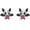 Bat, variant on Bat Earrings S925 Sterling Silver Halloween Vampire Bat Stud Earrings Gothic Jewelry Gifts for Women