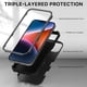thumbnail image 4 of Funda MYBAT Tuff para iPhone 14 PLUS Negra con mica de cristal, 4 of 7