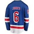 thumbnail image 3 of Men's Fanatics Zac Jones Blue New York Rangers Home Premier Breakaway Player Jersey, 3 of 3