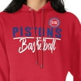 thumbnail image 3 of Women's G-III 4Her by Carl Banks Red Detroit Pistons Graphics Fleece Pullover Hoodie, 3 of 3
