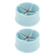 thumbnail image 4 of Wosthever Abridor de castañas de plástico de acero inoxidable, desgranador abierto de nueces, galleta de castañas portátil de mano, azul azul 2piezas Wosthever CBP027635, 4 of 6