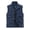 Blue, variant on Men's Softshell Vest Outerwear Zip up Sleeveless Fishing Vests Outdoor Casual Multi Pocket Jacket for Hiking Red Size: 5Xl