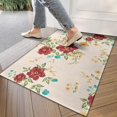 thumbnail image 4 of Pioneer Flower Floral Print Pattern Door Rugs,Washable Non Slip Door Mats Indoor,Decorative Door Mats,Entry Mat Indoor for Entrance,Bedroom,Kitchen,Bathroom,17"x30", 4 of 6