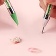 thumbnail image 4 of EXLEAF Rhinestone Picker Dotting Pen,Dual-Ended Rhinestone Gems Crystals Studs Picker Wax Pencil Pen Crystal Beads Handle Manicure Nail Art Diy Decoration Tool, 4 of 8