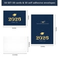 thumbnail image 2 of 50 Pack 4" x 6" Graduation Thank You Cards with Self-adhesive Envelopes and Gold Foil for College & High School Commencement, 2 of 7
