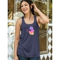 thumbnail image 2 of Mom Baby Beastfeed Watercolor Racerback Tank Women -Image by Shutterstock, Female Large, 2 of 4