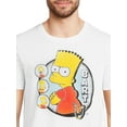 thumbnail image 6 of The Simpsons Men’s and Big Men’s Beer Valentine’s Day Short Sleeve Tee, 2-Pack, Sizes XS-3XL, 6 of 6