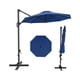 thumbnail image 3 of Navy blue 10ft heavy - duty cantilever umbrella: 360° rotation, adjustable tilt, 600d oxford fabric, rust - proof aluminum frame, cross base, windproof, ideal patio, pool & garden, moderno design, 3 of 9