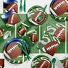 Creative Converting Football Deluxe Kit Multi-color Party Supply Set, 243 Pieces