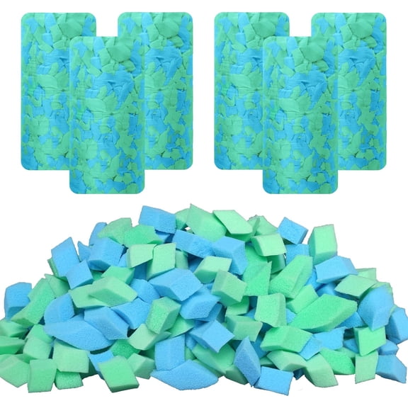 Bean Bag Filler, 30 Pounds Comfortable and Soft Shredded Memory Foam Filling Without Gel, Premium Random Colors BeanBag Stuffing for Various Pillows/Punching Bag/Couch Cushions/Pouf/Dog Bed