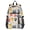 Abstract Playful Shape, variant on 14" Laptop Backpack Waterproof Airline Approved Stylish Casual Daypack for Travel Business College Work, Cute Hand Drawn Bug