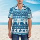 thumbnail image 2 of Balery Sea Underwater Animals Camisas hawaianas de manga corta para hombre, camisas playeras de corte holgado, camisas de vacaciones con botones,X-Large, 2 of 7