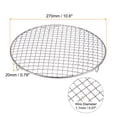 thumbnail image 2 of Unique Bargains Round Cooking Rack, 10.6-inch Stainless Steel Cross Wire Barbecue Grill Net Racks with Legs, 2 of 5