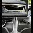 thumbnail image 3 of For Tesla Model X/S Carbon Fiber Center Console Wrap Vinyl Sticker Trim, 3 of 6