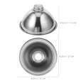 thumbnail image 2 of UPOUART Pantalla Decorativa Para Colgante De Plateado Con Vintage Elegante, 2 of 8