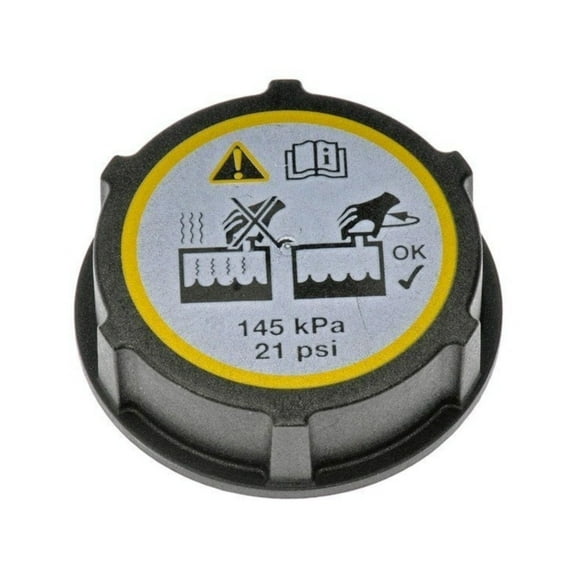 KarParts360 For Ford Escape/EcoSport 2018 19 20 21 2022 Coolant Reservoir Cap | Plastic | Black | Twist Type | Threaded Attachment | 80 Millimeters Diameter | 21 PSI Maximum Pressure Rating