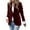 Red, variant on Womens Velvet Blazer Jackets Work Office Peplum Blazer Suits Nothed Lapel Collar Outerwear Fully Lined Coats Button Down Long Outfits Long Sleeve Tunic Tops Holiday Blazers for Women