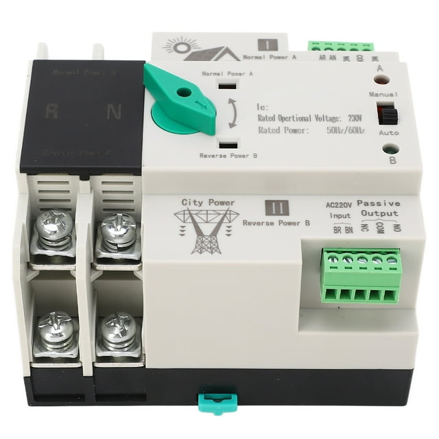 Interruptor de transferencia de energía, interruptor de transferencia automática de doble potencia Interruptor de transferencia automática de doble potencia Rendimiento probado