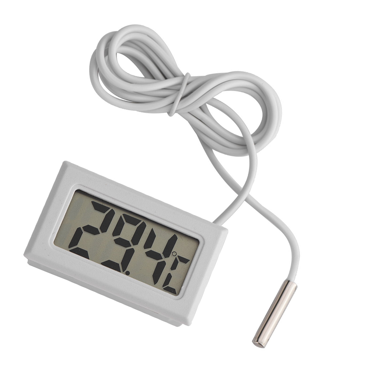 Nimomo Digital Thermometer Mini LED Display Digital Temperature Meter Probe Sensor Digital LCD Thermometer