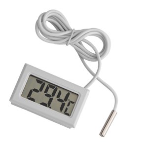 Nimomo Digital Thermometer Mini LED Display Digital Temperature Meter Probe Sensor Digital LCD Thermometer