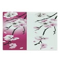 thumbnail image 1 of Floral Cutting Board, Apricot Flowers Branches on Different Backgrounds Blossoms Nature Garden Art, Decorative Tempered Glass Cutting and Serving Board, Large Size, Pink Black White, by Ambesonne, 1 of 1