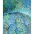 thumbnail image 2 of Bartola 20x23 White Modern Wood Framed Museum Art Print Titled - La Concha II Blue, 2 of 4