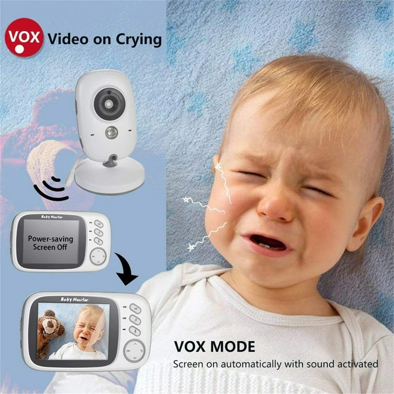 Wmkox8yii VB603 Video Baby Monitor 2.4G Wireless With 3.2 Inch LCD