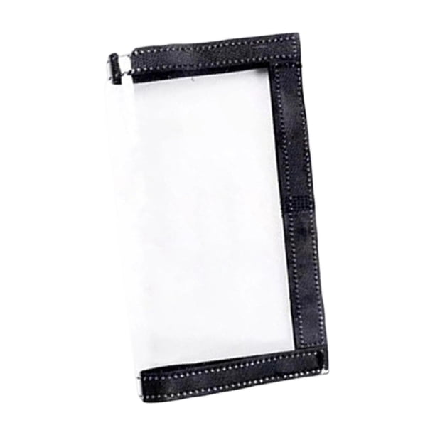Funda Portaseñuelos de Pesca Envoltura Protectora Organizadora de Anzuelos Bolsa Organizador Multifuncional de PVC Transparente Resistente Adecuada Pa S